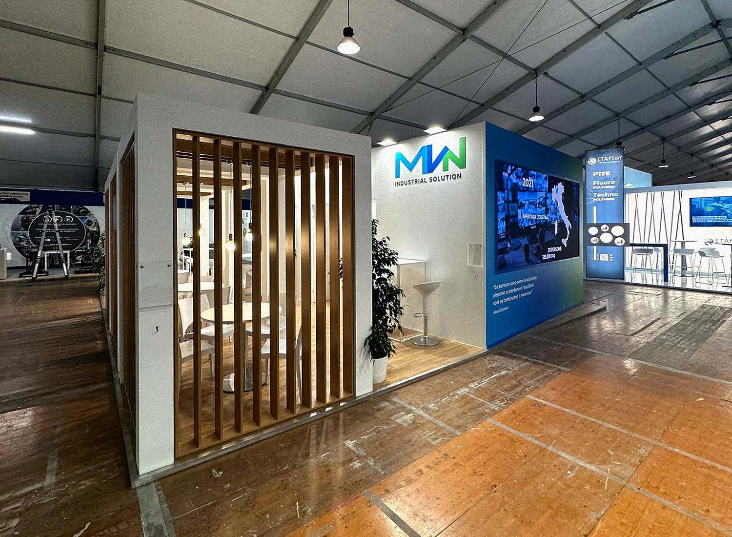 Allestimento Stand @ IVS - MVN Industrial Solutions