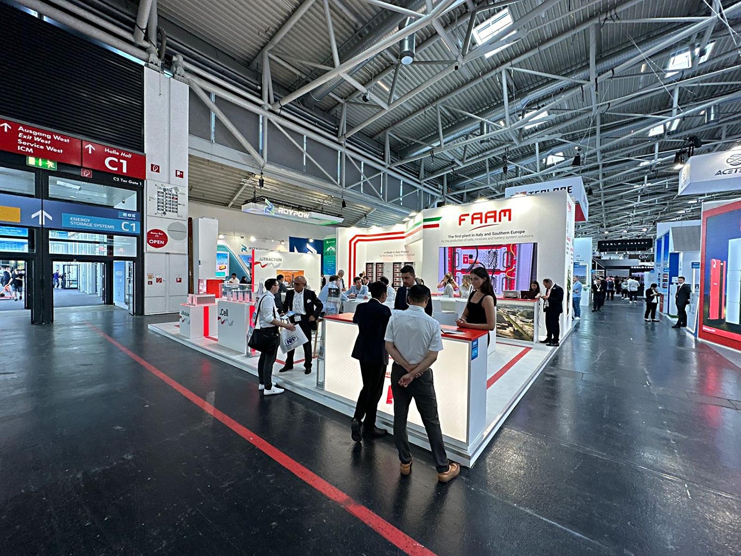 Allestimento stand fieristico FAAM