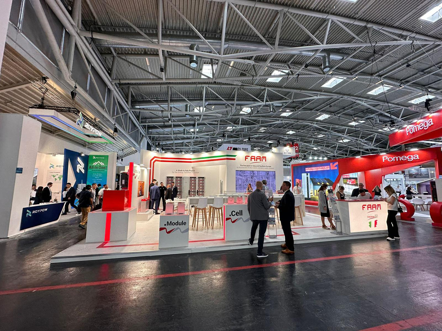 Allestimento stand fieristico FAAM