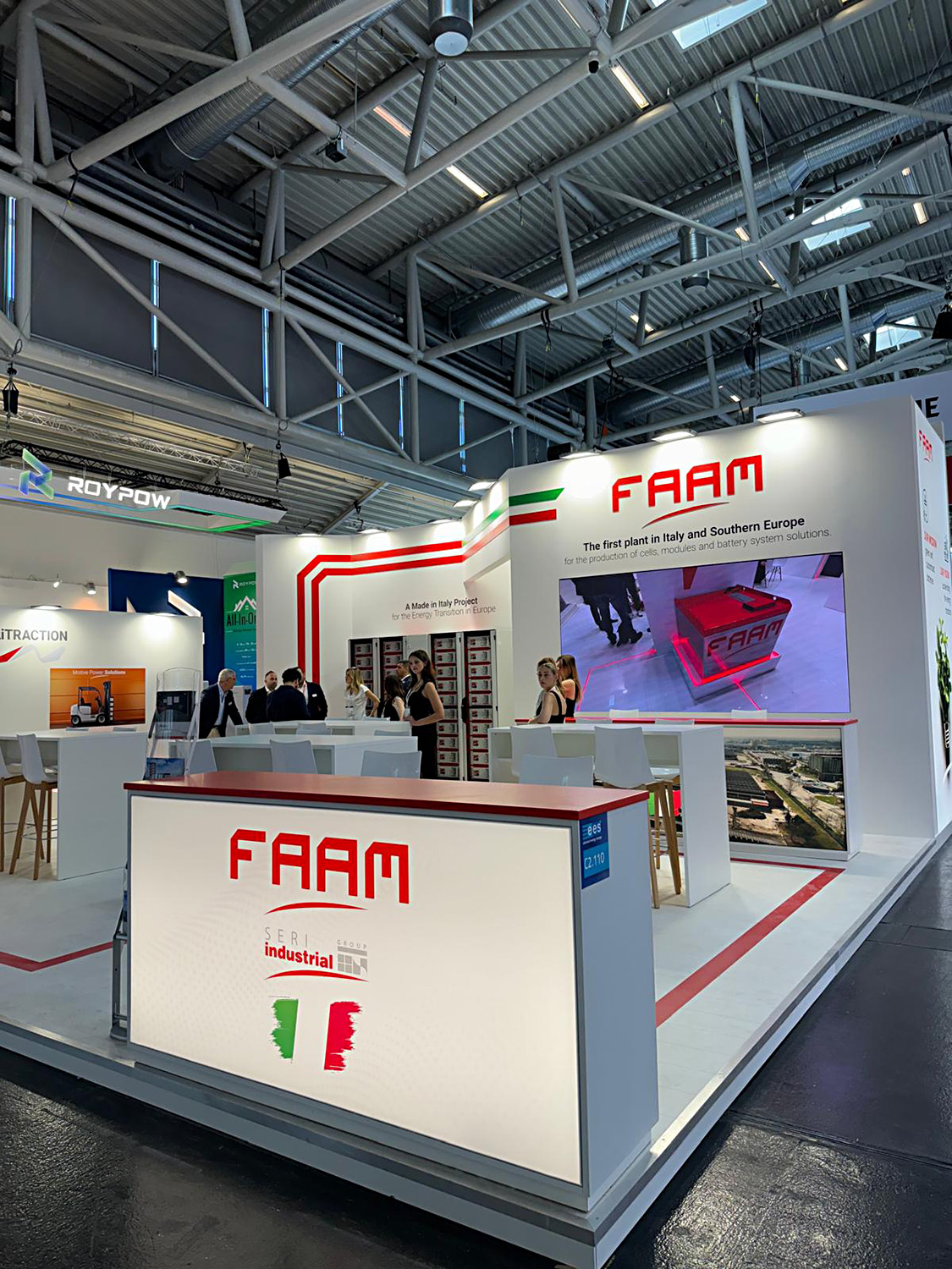 Allestimento stand fieristico FAAM