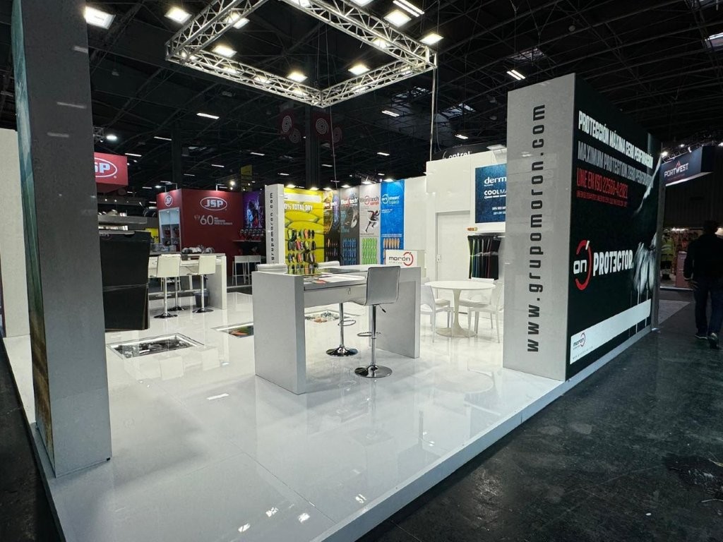 Allestimento stand fieristico Safety Expo - Grupo Mor&oacute;n